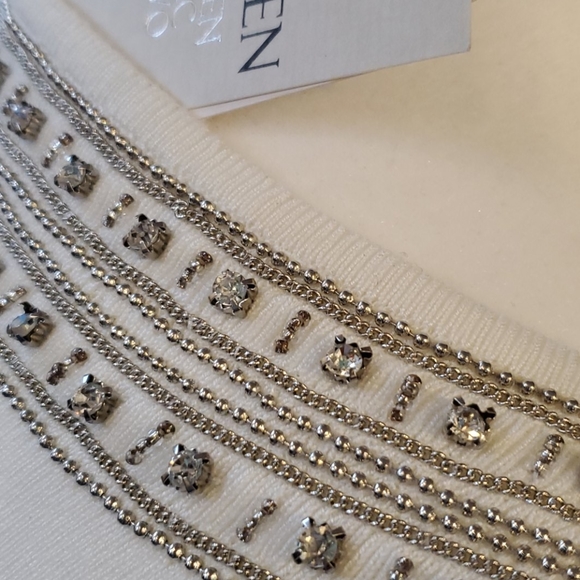 NWT Carmen Marc Valvo Designer  Sweater - Picture 4 of 9